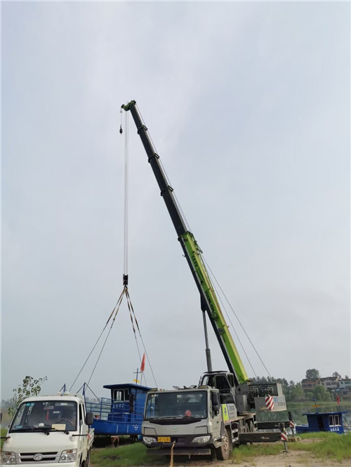 崇礼区桥梁建设吊装案例